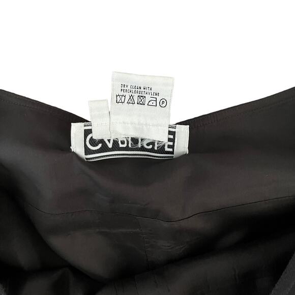 Carlisle Wide Leg Pants Women 10 Brown Wool Cashmere Blend Cropped Dark Academia - Picture 6 of 9